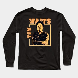 Vintage tom waits Long Sleeve T-Shirt